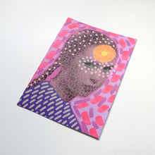 将图片加载到图库查看器,Neon Pink Art Postcard