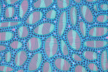 画像をギャラリービューアに読み込む, Green, Turquoise And Blue Abstract Art