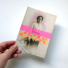 Load image into Gallery viewer, Vintage Art With Neon Shades Postcard