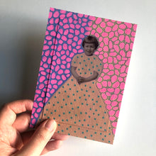 将图片加载到图库查看器,Pink Beige Postcard