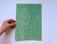 Cargar imagen en el visor de la galería, Green And Yellow Abstract Art