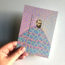 将图片加载到图库查看器,Pink Blue Postcard