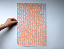 画像をギャラリービューアに読み込む, Salmon Pink And Turquoise Abstract Art