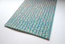 画像をギャラリービューアに読み込む, Blue, Green And Neon Orange Abstract Art