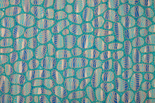 画像をギャラリービューアに読み込む, Blue, Green And Neon Orange Abstract Art