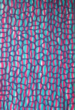 画像をギャラリービューアに読み込む, Blue, Magenta And Turquoise Abstract Art