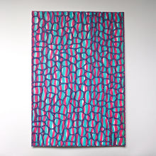 画像をギャラリービューアに読み込む, Blue, Magenta And Turquoise Abstract Art