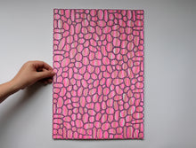 画像をギャラリービューアに読み込む, Pink Bordeaux Abstract Art