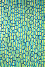 Cargar imagen en el visor de la galería, Blue, Lime Green And Mint Abstract Art