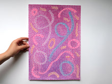 画像をギャラリービューアに読み込む, Purple Abstract Art