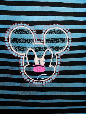 Mickey Mouse Inspired Contemporary Drawing - Naomi Vona Art