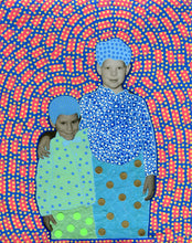 将图片加载到图库查看器,Vintage Kids Portrait Art Collage - Naomi Vona Art