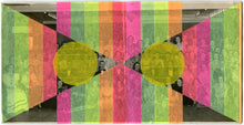 将图片加载到图库查看器,Neon Vintage Group Photo Art Collage Altered With Washi Tape - Naomi Vona Art