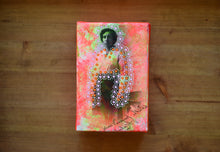 将图片加载到图库查看器,Neon Red, Pink And Orange Vintage Photo Transfer On Canvas - Naomi Vona Art