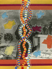 Load image into Gallery viewer, Contemporary Abstract Mixed Media Collage On Vintage Photo - Naomi Vona Art