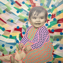 Load image into Gallery viewer, Sweet Vintage Baby Girl Portrait Altered By Hand - Naomi Vona Art