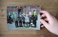 将图片加载到图库查看器,Vintage Classic Family Portrait Altered With Pens - Naomi Vona Art