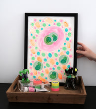 画像をギャラリービューアに読み込む, Pastel Neon Rainbow Abstract Collage Art - Naomi Vona Art