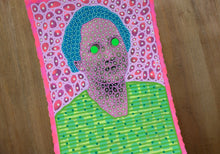 画像をギャラリービューアに読み込む, Vintage Photography Woman Image Altered With Pens And Sticlers - Naomi Vona Art