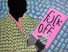 Load image into Gallery viewer, Man Drawing Altered Portrait Photo - Naomi Vona Art