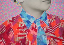 将图片加载到图库查看器,Collage On Vintage Boy Photography With Tie - Naomi Vona Art