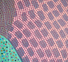 Load image into Gallery viewer, Retro Vintage Art Collage On Circular Wood Board - Naomi Vona Art