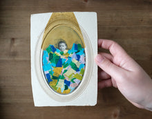 Load image into Gallery viewer, Vintage Baby Boy Portrait Altered By Hand - Naomi Vona Art
