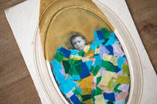 Load image into Gallery viewer, Vintage Baby Boy Portrait Altered By Hand - Naomi Vona Art