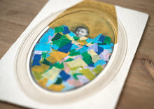 Load image into Gallery viewer, Vintage Baby Boy Portrait Altered By Hand - Naomi Vona Art