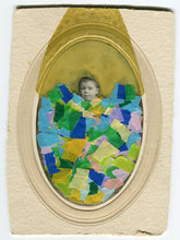 Load image into Gallery viewer, Vintage Baby Boy Portrait Altered By Hand - Naomi Vona Art
