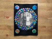 Load image into Gallery viewer, Wedding Photo Art Gift, Contemporary Collage On Vintage Couple - Naomi Vona Art