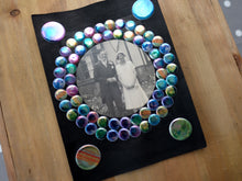 Load image into Gallery viewer, Wedding Photo Art Gift, Contemporary Collage On Vintage Couple - Naomi Vona Art