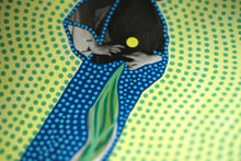 画像をギャラリービューアに読み込む, Neon Yellow, Green And Blue Art On Woman Nude Portait Photo - Naomi Vona Art