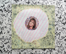 将图片加载到图库查看器,Altered Mixed Media Collage Art On Retro LP Cover - Naomi Vona Art