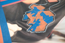 画像をギャラリービューアに読み込む, Red And Blue Art Collage On Old LP Cover - Naomi Vona Art