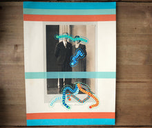 Charger l'image dans la galerie, Collage On Vintage Couple Studio Portrait Photo - Naomi Vona Art