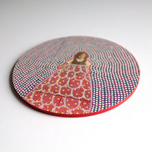 Carica l'immagine nel visualizzatore di Gallery, Red Grey Wood Panel Art Collage