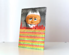 画像をギャラリービューアに読み込む, Retro Boy Portrait Art Collage - Naomi Vona Art