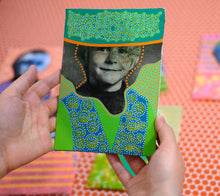 Load image into Gallery viewer, Boy Portrait Vintage Art Collage On Canvas - Naomi Vona Art