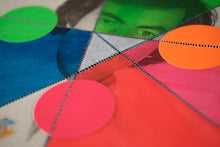 Cargar imagen en el visor de la galería, Neon Collage Art On Vintage LP Cover - Naomi Vona Art