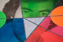 Cargar imagen en el visor de la galería, Neon Collage Art On Vintage LP Cover - Naomi Vona Art