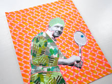 Charger l'image dans la galerie, Original Old Fashioned Tennis Photo Altered By Hand - Naomi Vona Art