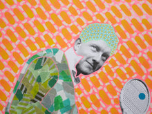 Charger l'image dans la galerie, Original Old Fashioned Tennis Photo Altered By Hand - Naomi Vona Art