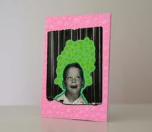 将图片加载到图库查看器,Smiling Boy Vintage Photo Booth Photo Altered By Hand - Naomi Vona Art