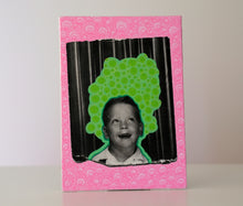 将图片加载到图库查看器,Smiling Boy Vintage Photo Booth Photo Altered By Hand - Naomi Vona Art