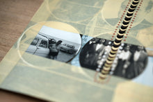 Load image into Gallery viewer, Black Yellow Art Collage On Vintage Photo - Naomi Vona Art