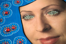 Cargar imagen en el visor de la galería, Electric Blue And Red LP Cover Artwork Collage - Naomi Vona Art