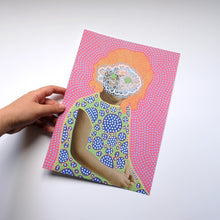 Load image into Gallery viewer, Vintage Girl Portrait Poster Art