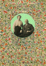 Cargar imagen en el visor de la galería, Vintage Photography Old Couple Collage Art - Naomi Vona Art