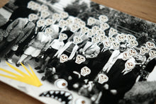 Carica l'immagine nel visualizzatore di Gallery, Creepy Shining Inspired Art Collage On Vintage Group Photo - Naomi Vona Art